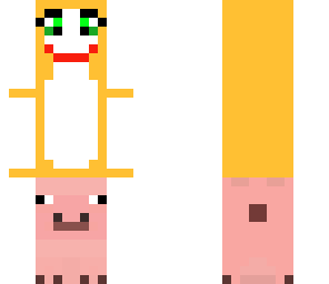 stampy riding a pig