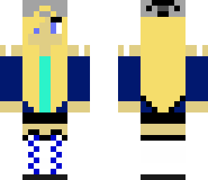 blue tomboy girl