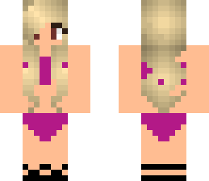 purple beach babe