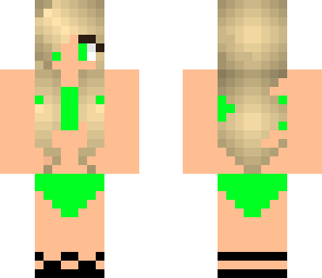 limegreen beach babe
