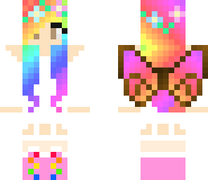 rainbow hair