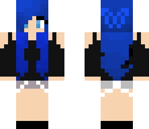 emo blue hair