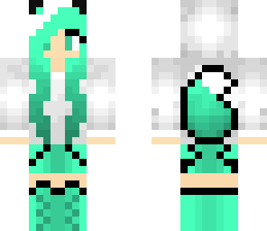 mint fox girl