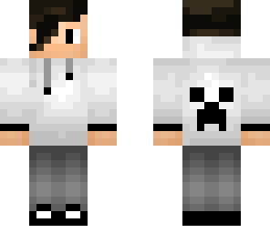 white creeper hoodie
