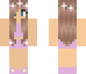 purple summer girl