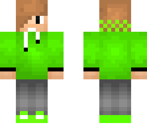 normal green hoodie