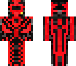 red and black knight shaded