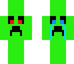 angry creeper and sad creeper