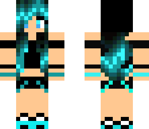 blue music girl