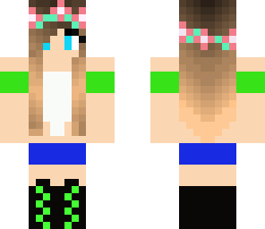 flower beach girl