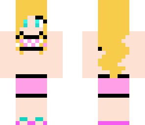 cute blond in a bikin