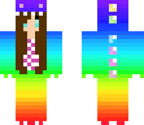 rainbow dino girl