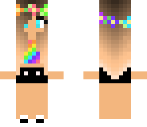 cute rainbow girl