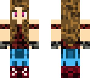 tough girl with gloves