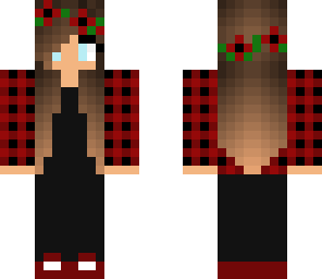 red flannel brunette edit