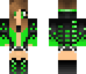 green gamer girl