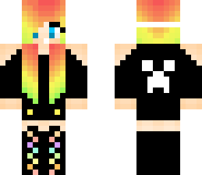 rainbow gamer girl