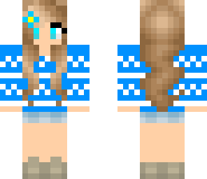 pretty blue girl