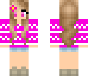hot pink girl