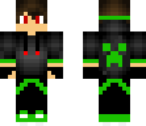 green teen gamer boy