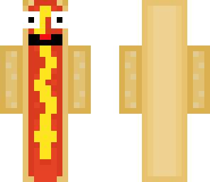 startled hotdog man