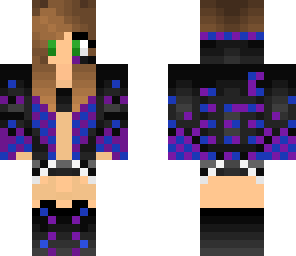 purple and blue gamer