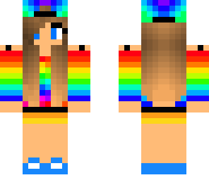 rainbow girl