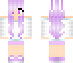 purple cute bunny