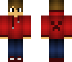red creeper hoodie