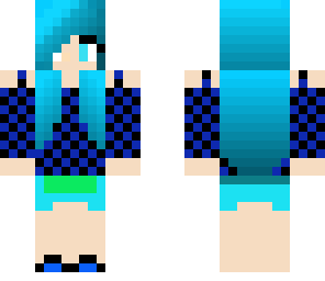 blue girl
