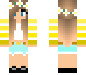 yellow ombre girl