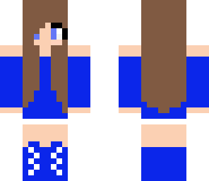blue girl