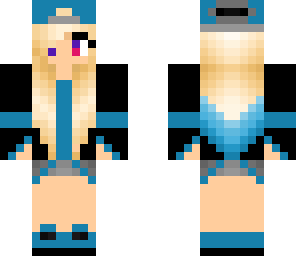 cool blue tomboy