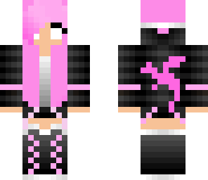 pink herbrine girl