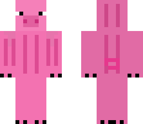 silly standing pig