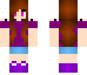 a girl aka edited purple shirt girl