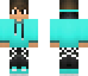 blue hoodie