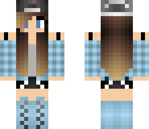 blue swaggy girl