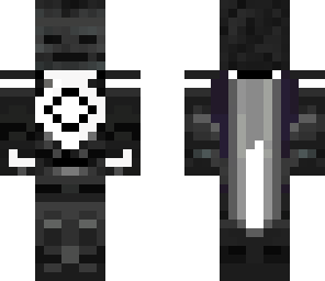 white and black wither