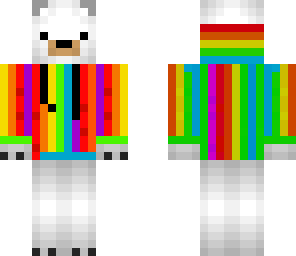 rainbow hoodie polar bear