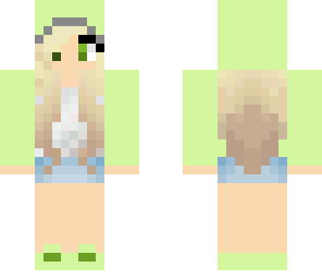 green hoodie girl
