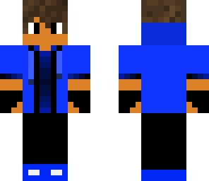 blue hoodie boy detailed