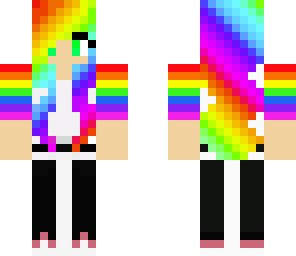 rainbow girl