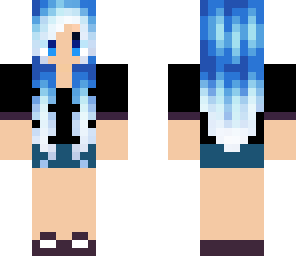 blue hair
