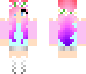 pastel flower fun outfit