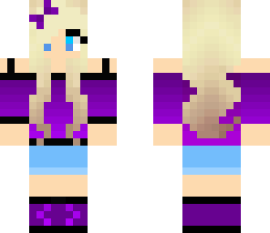 blond curl-purple