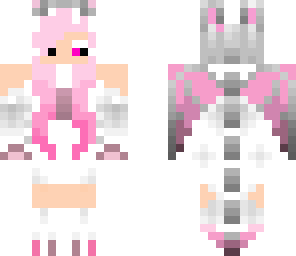pink dragon girl edit