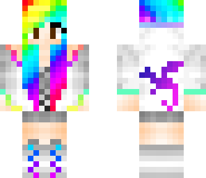 rainbow dragon girl
