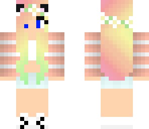 rainbow hair girl
