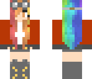 steam punk rainbow hair